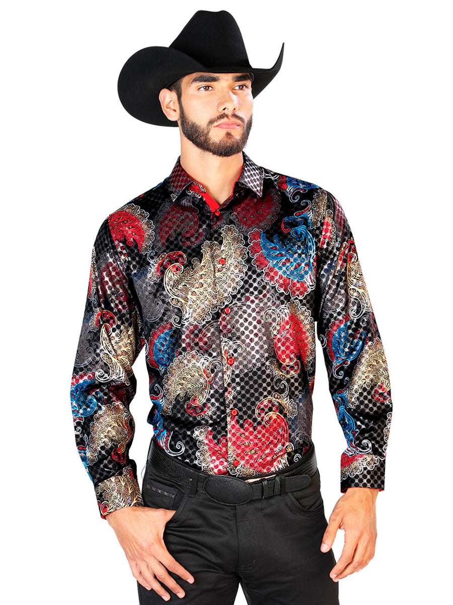 Black Casual Long Sleeve Shirt 43836