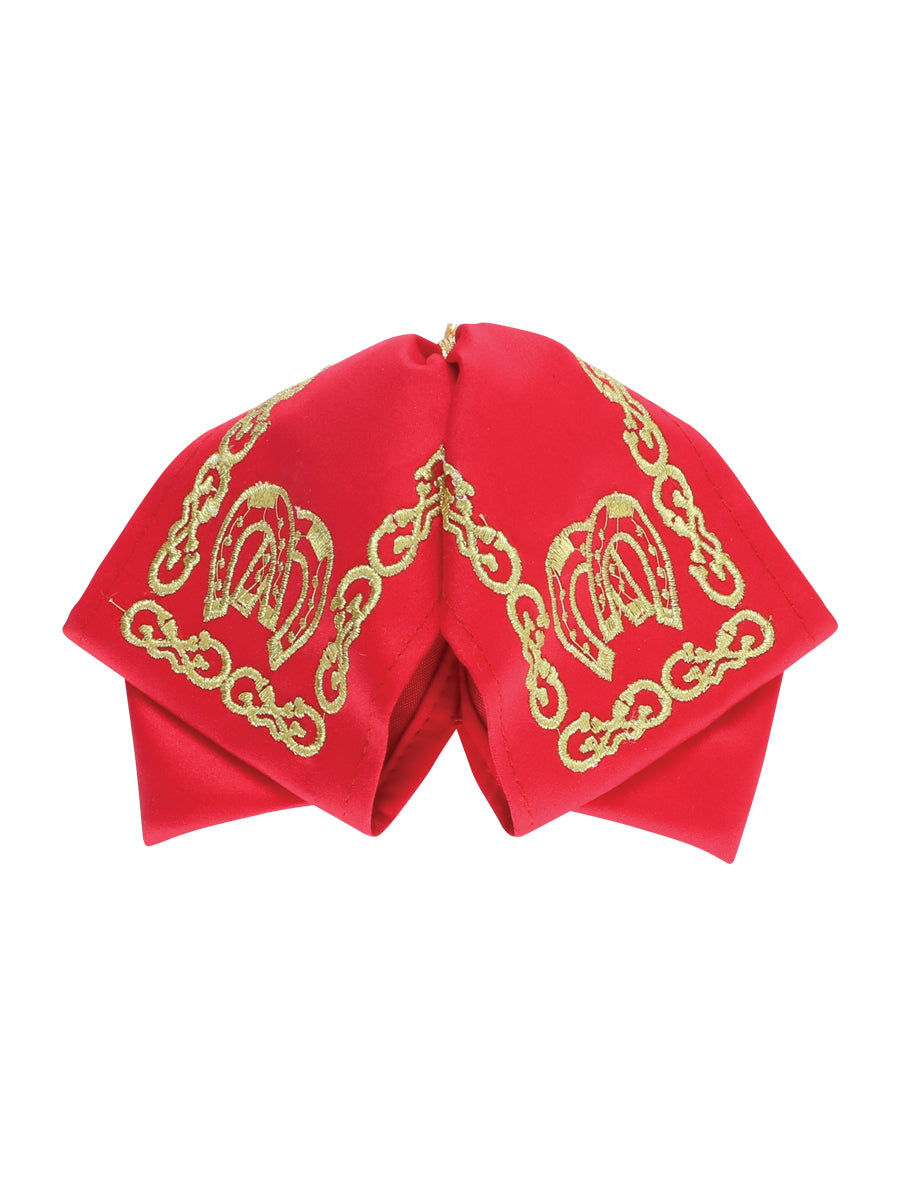 Kids 
Mexican Charro Bow Tie 100% Polyester Red/Gold 601764